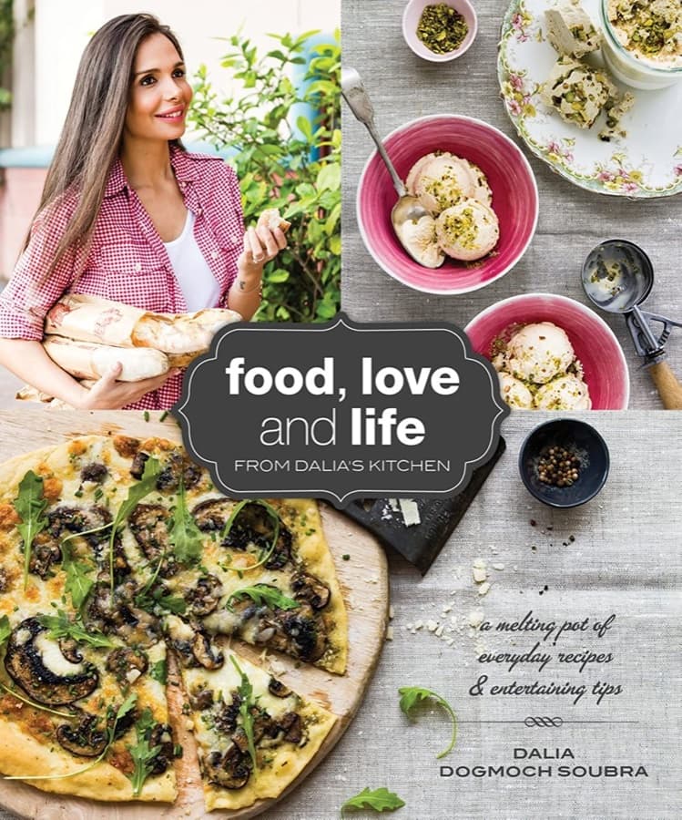 Cover of Food, Love and Life from Dalia’s Kitchen by Dalia Dogmoch Soubra