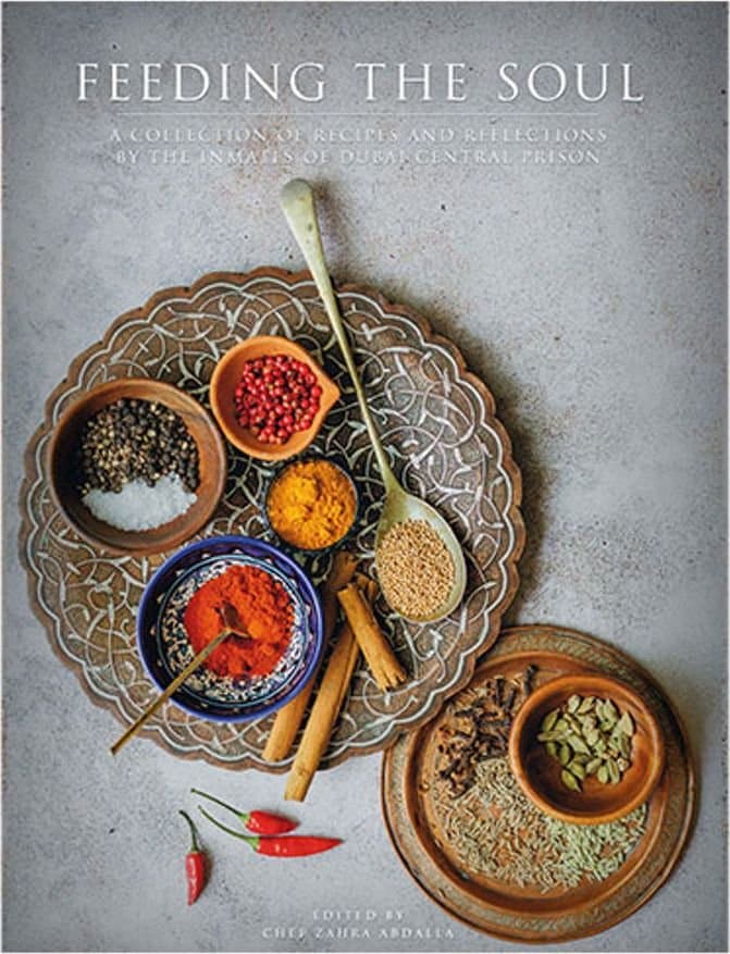 Cover of Feeding the Soul, recipes and reflections edited by Zahra Abdalla